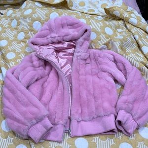 Y2K South Pole reversible bomber jacket